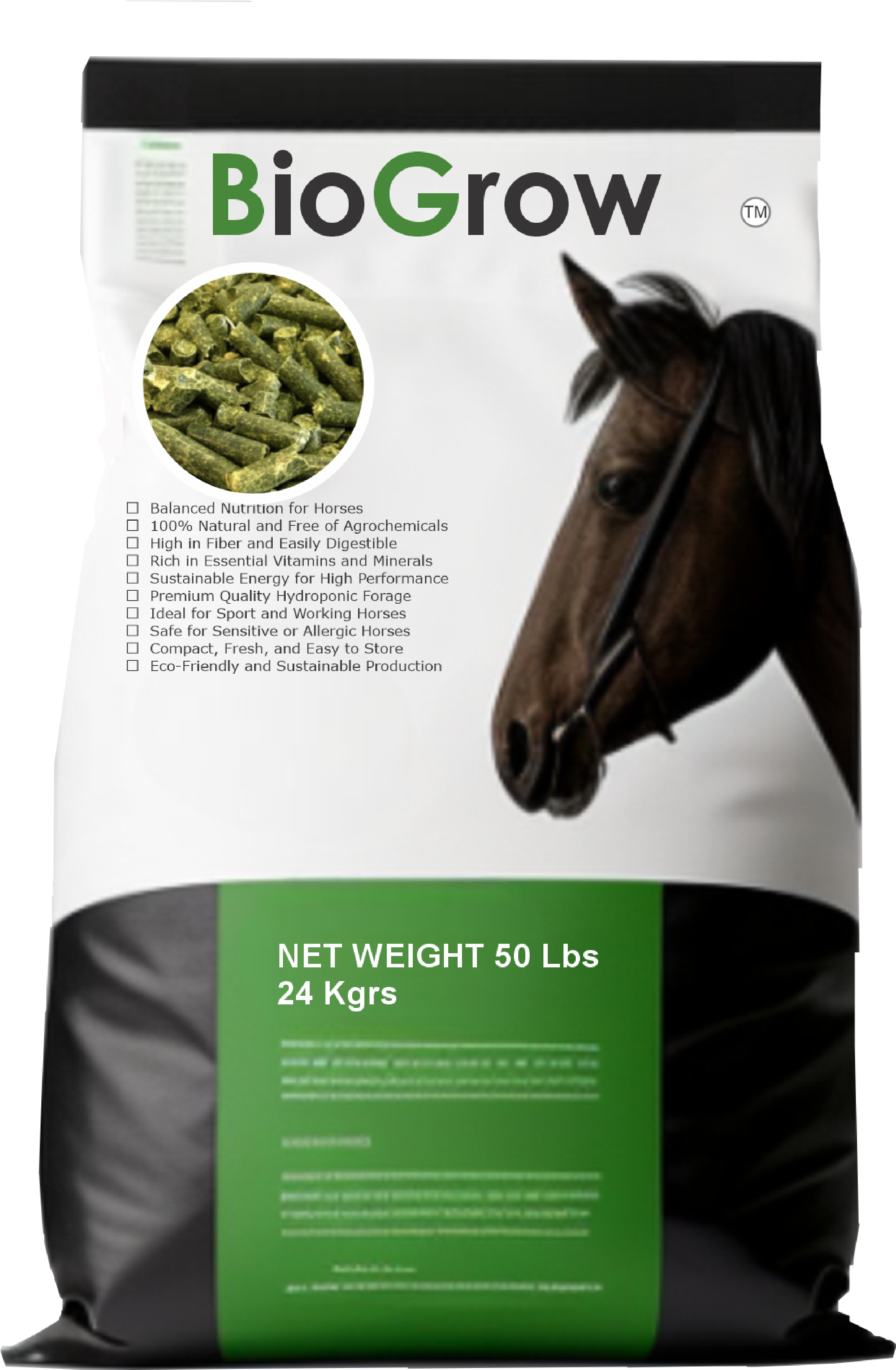 Biogrow Fodder Pellets Bag